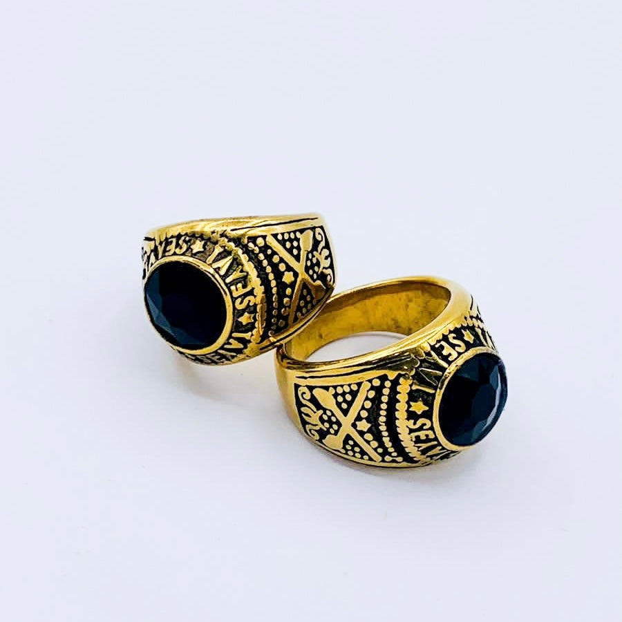 ANILLO HOMBRE-NIÑO
DORADO PIEDRA