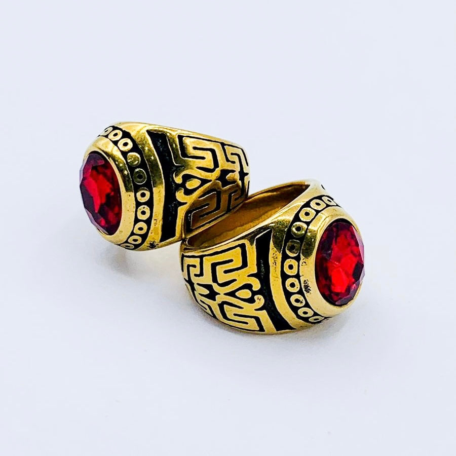 ANILLO HOMBRE-NIÑO
DORADO PIEDRA