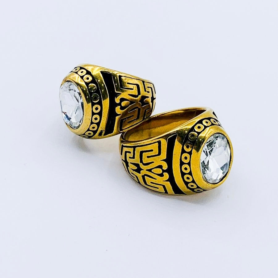 ANILLO HOMBRE-NIÑO
DORADO PIEDRA