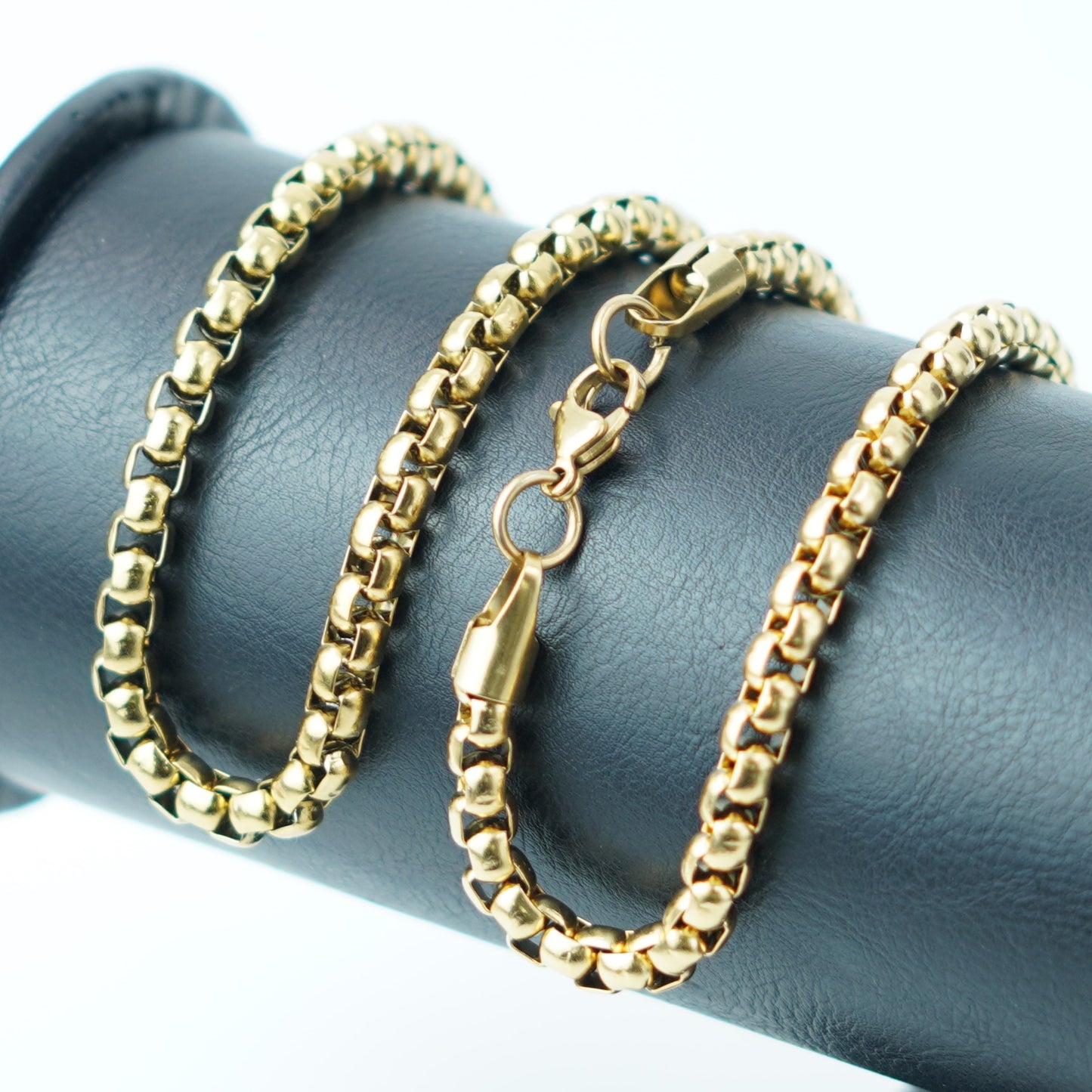 CADENA ROLON-BAÑO EN ORO 18K