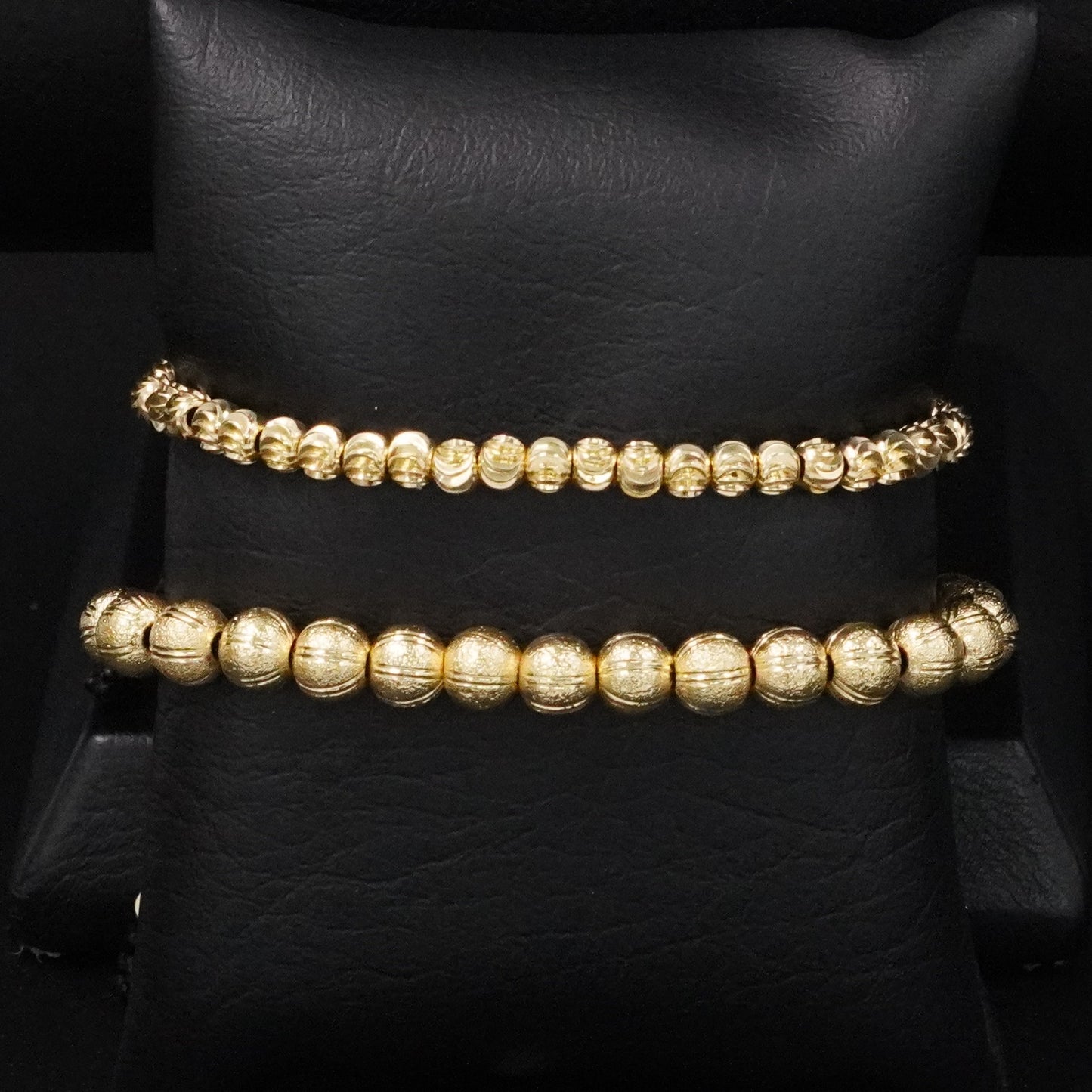 Pulseras Diamantadas BAÑO EN ORO 18k 2x1
