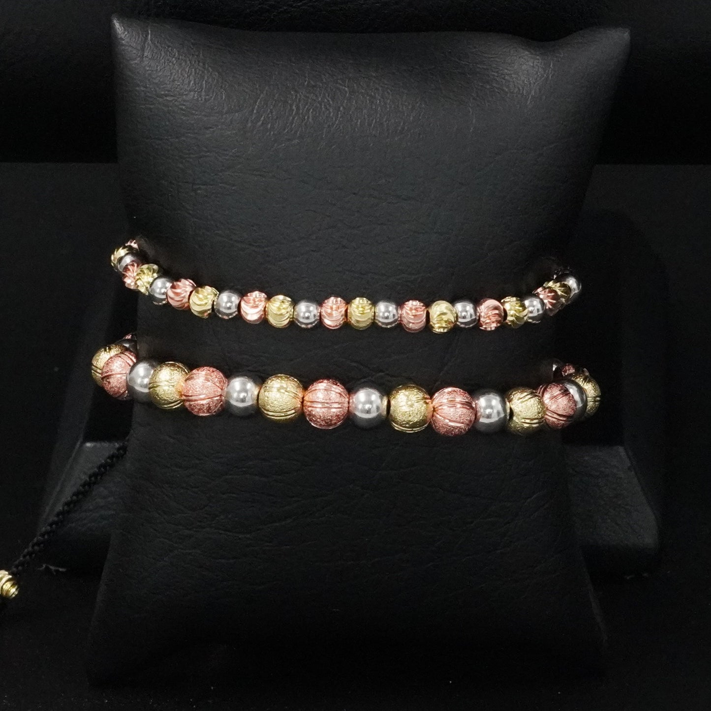 Pulseras Diamantadas BAÑO EN ORO 18k 2x1