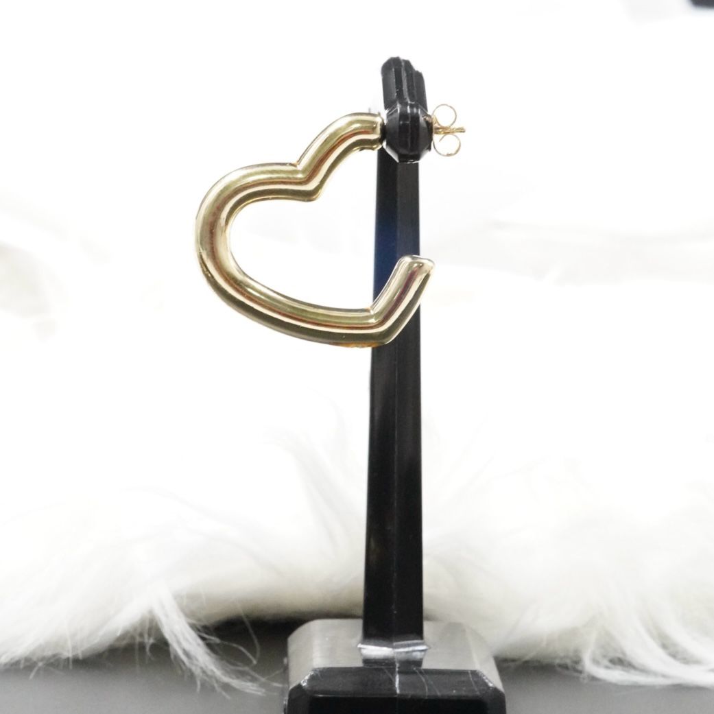 ARETE CORAZON GRUESITO DORADO