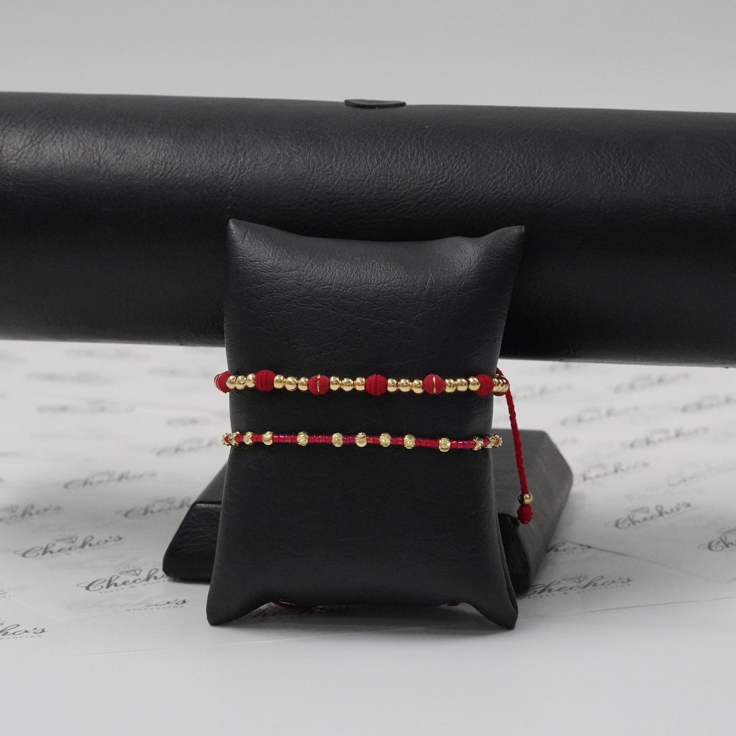 Pulseras 2x1 Rodio-Neopreno delgada/grue