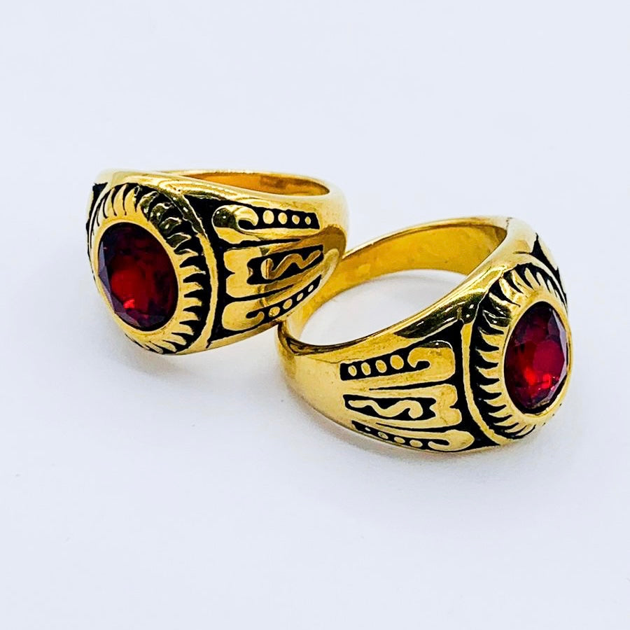 ANILLO HOMBRE-NIÑO
DORADO PIEDRA