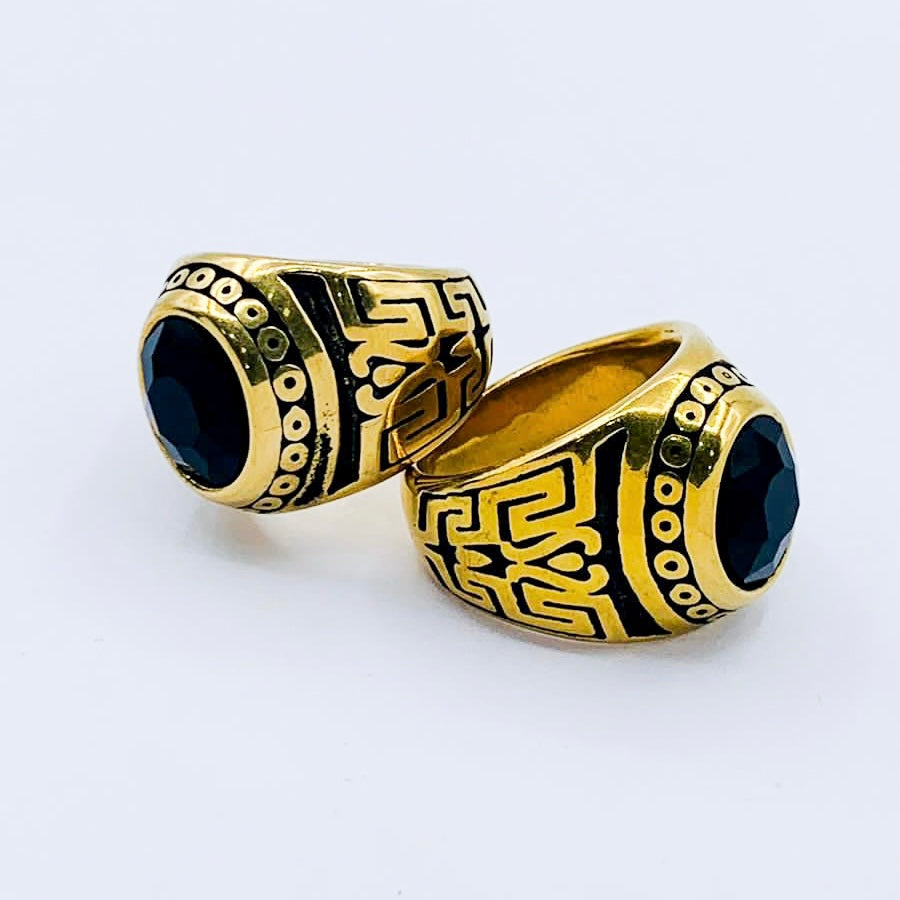 ANILLO HOMBRE-NIÑO
DORADO PIEDRA