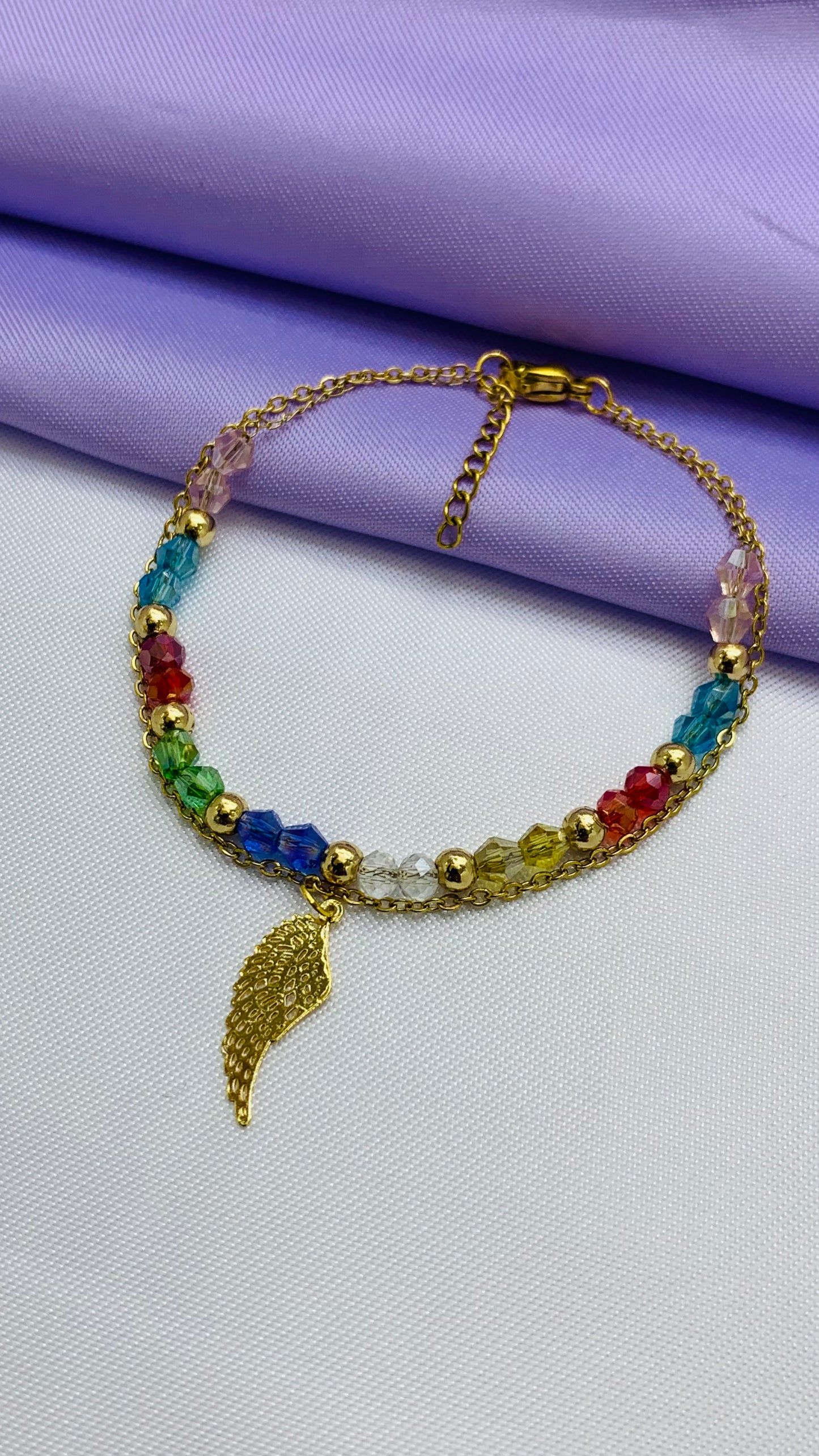 Pulsera Róndela 4mm Dorada