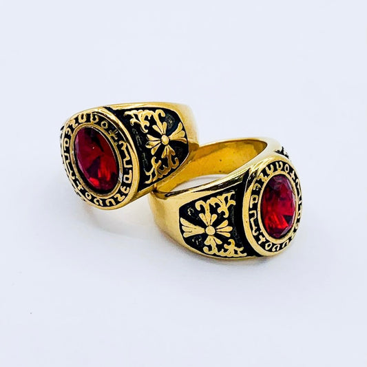 ANILLO HOMBRE-NIÑO
DORADO REAL CON PIEDRA