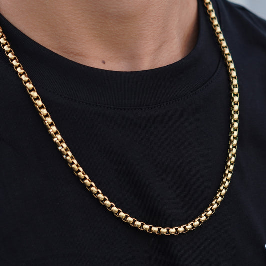 CADENA ROLON-BAÑO EN ORO 18K