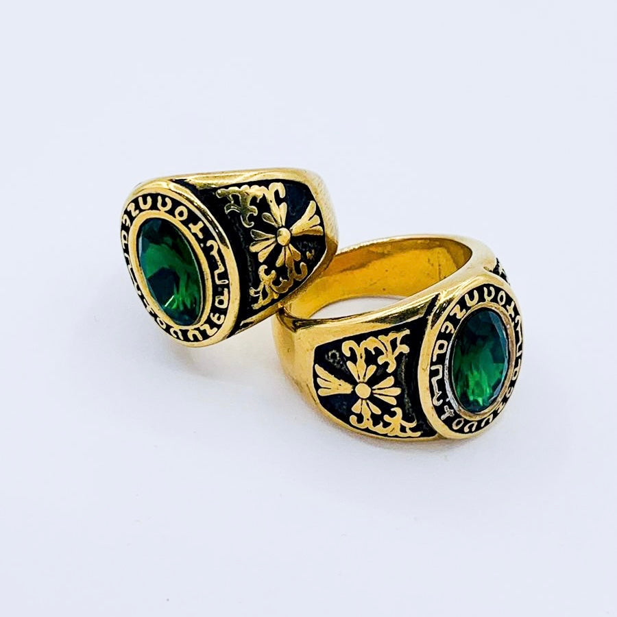 ANILLO HOMBRE-NIÑO
DORADO REAL CON PIEDRA