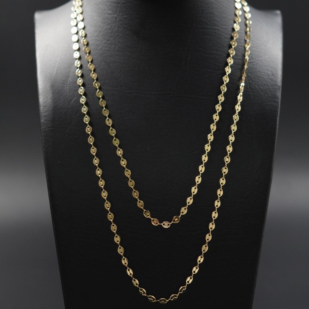 Cadena Gucci Baño Oro 18K