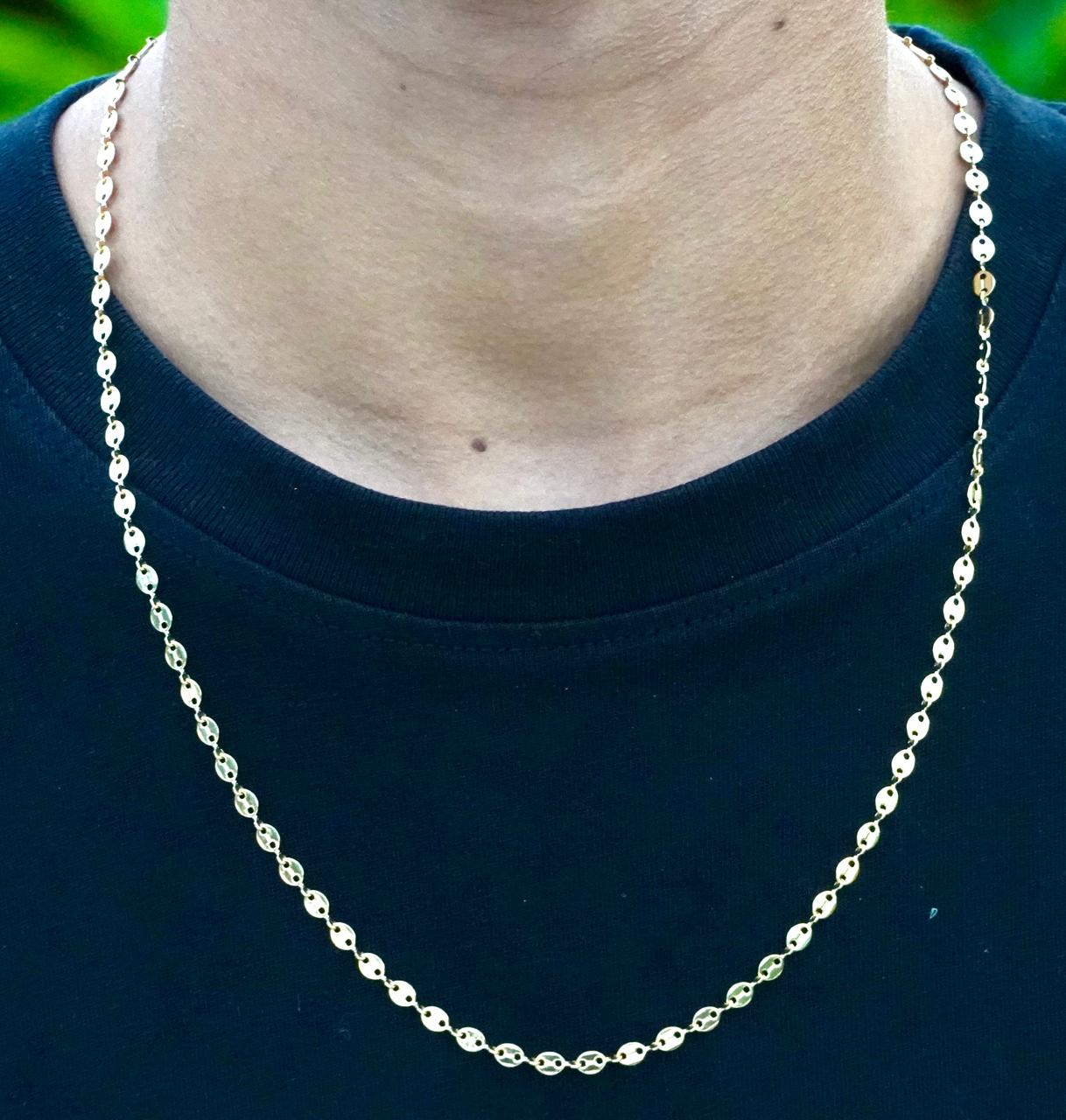 CADENA GUCCI BAÑO ORO 18K