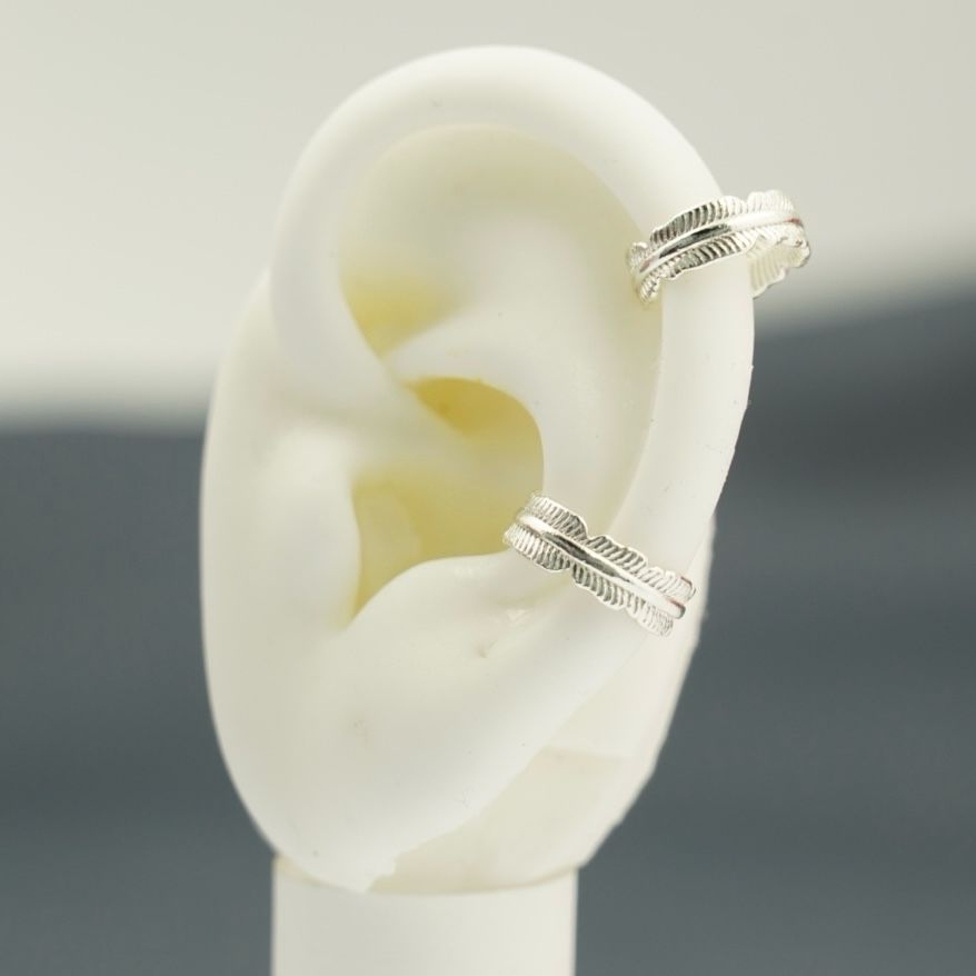 EARCUFF HOJA PLANA DORADO-PLATA-ROSA