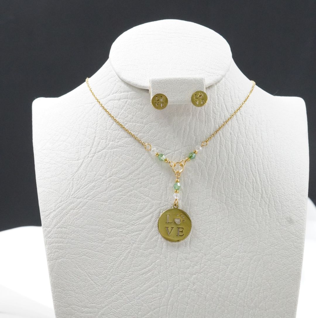 JUEGUITO CORBATIN MURANO LOVE VERDE